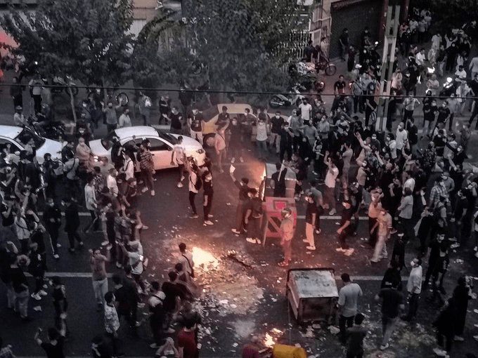 احتجاجات إيران (تويتر)